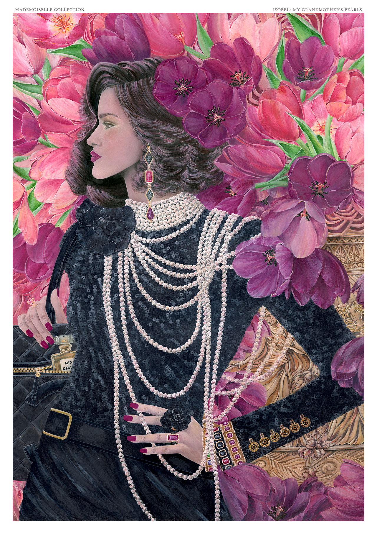 Isobel: My Grandmother's Pearls Fine Art Print
