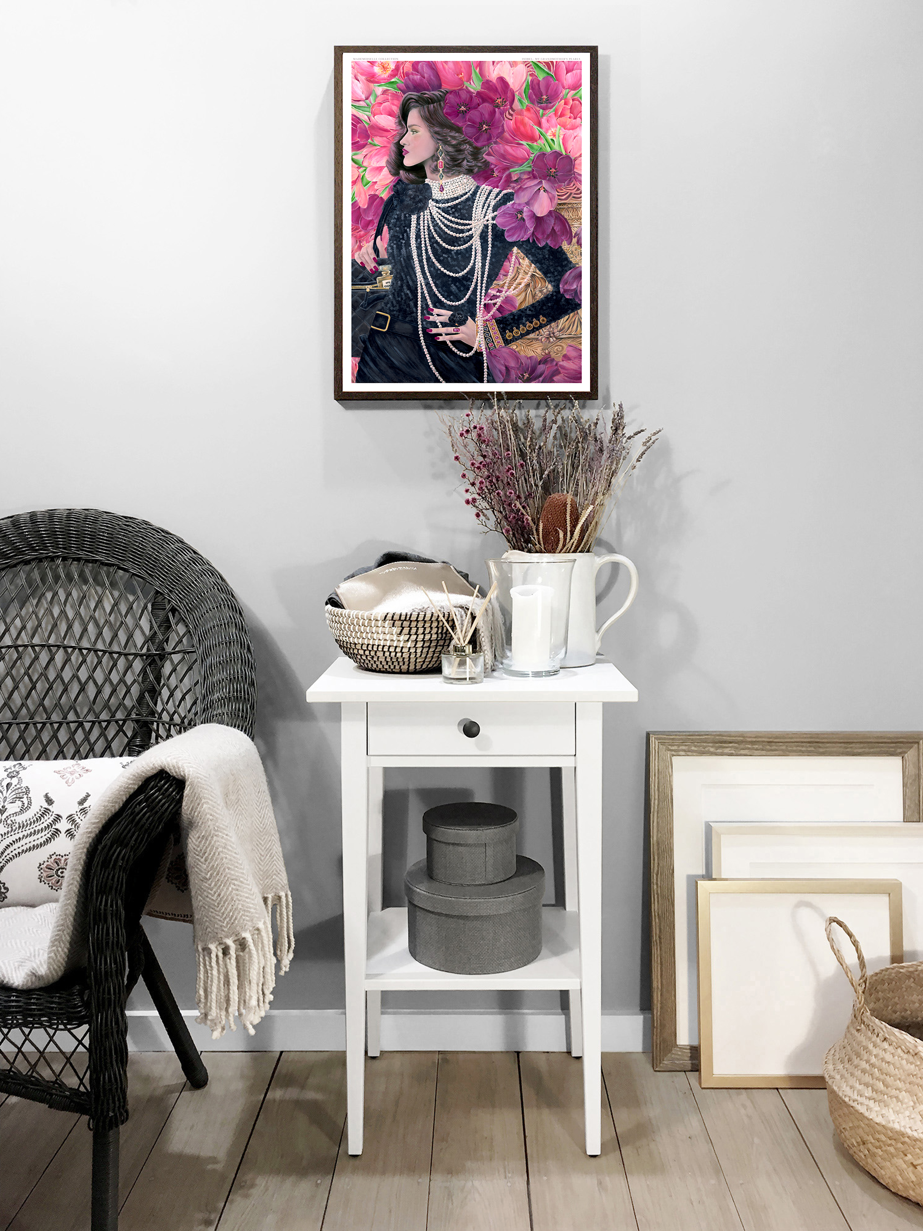 Isobel: My Grandmother's Pearls Fine Art Print