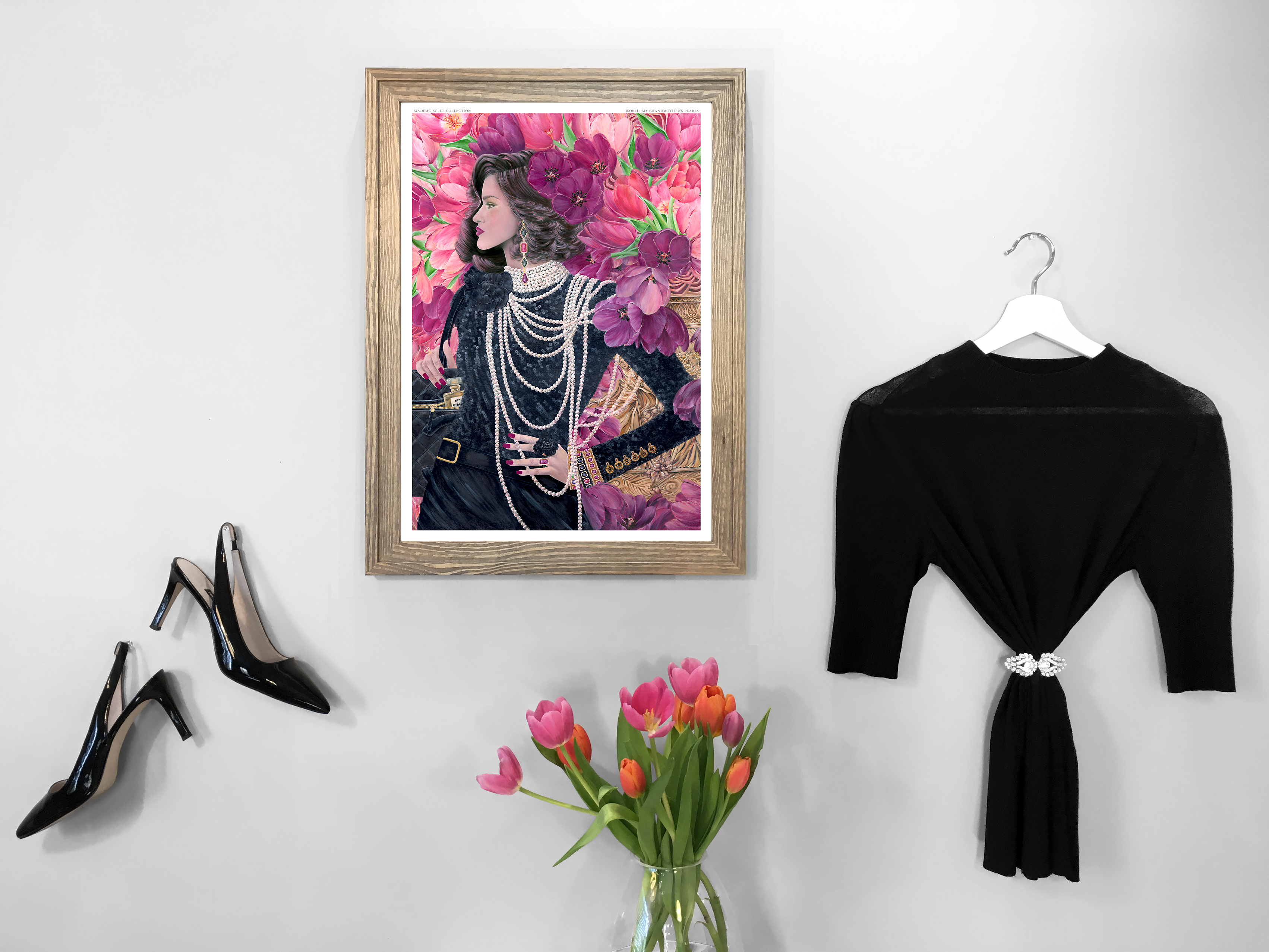 Isobel: My Grandmother's Pearls Fine Art Print