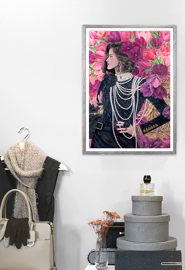 Isobel: My Grandmother's Pearls Fine Art Print
