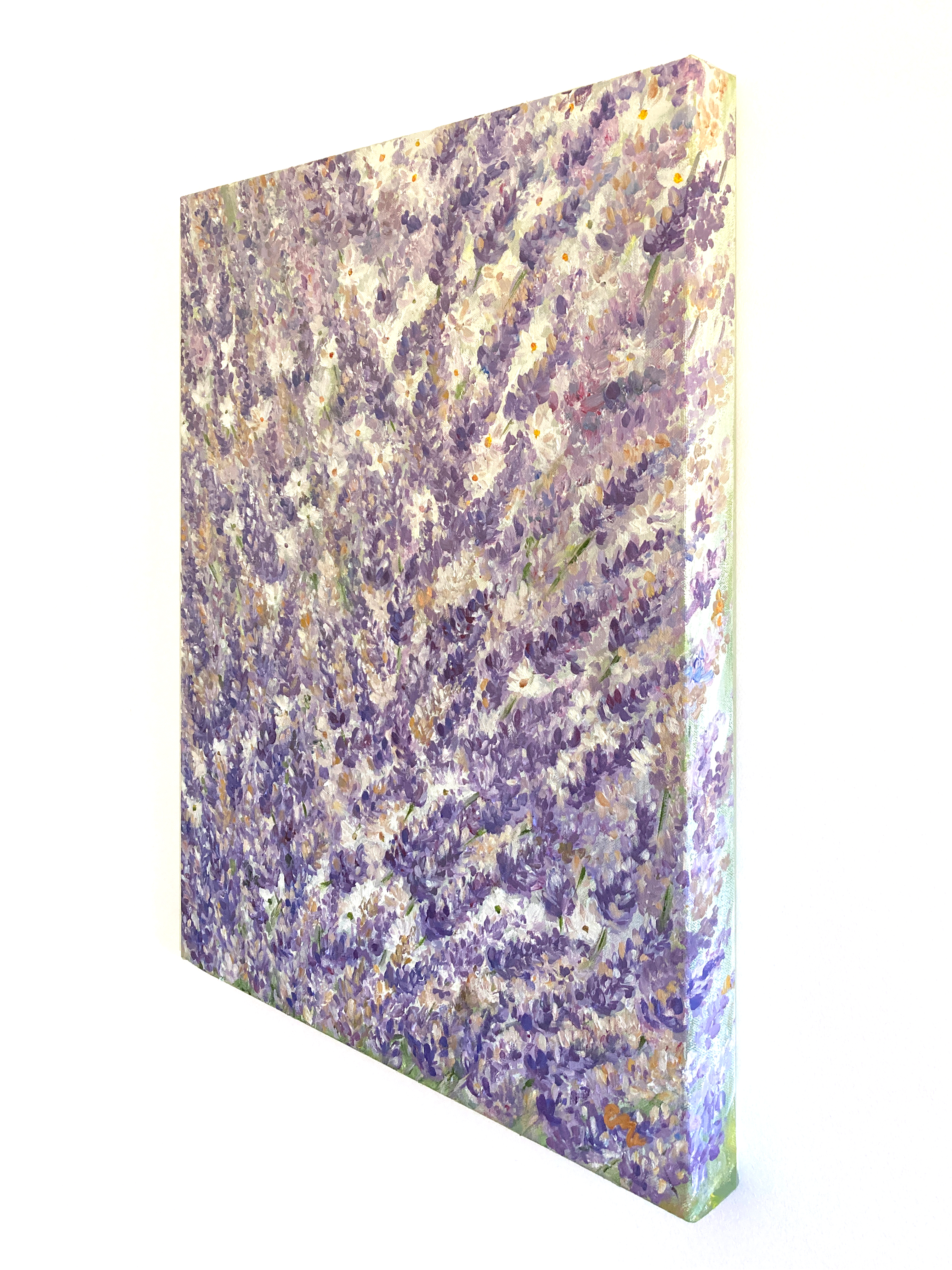 EM Lavender Fields Original Art by Elena Panow