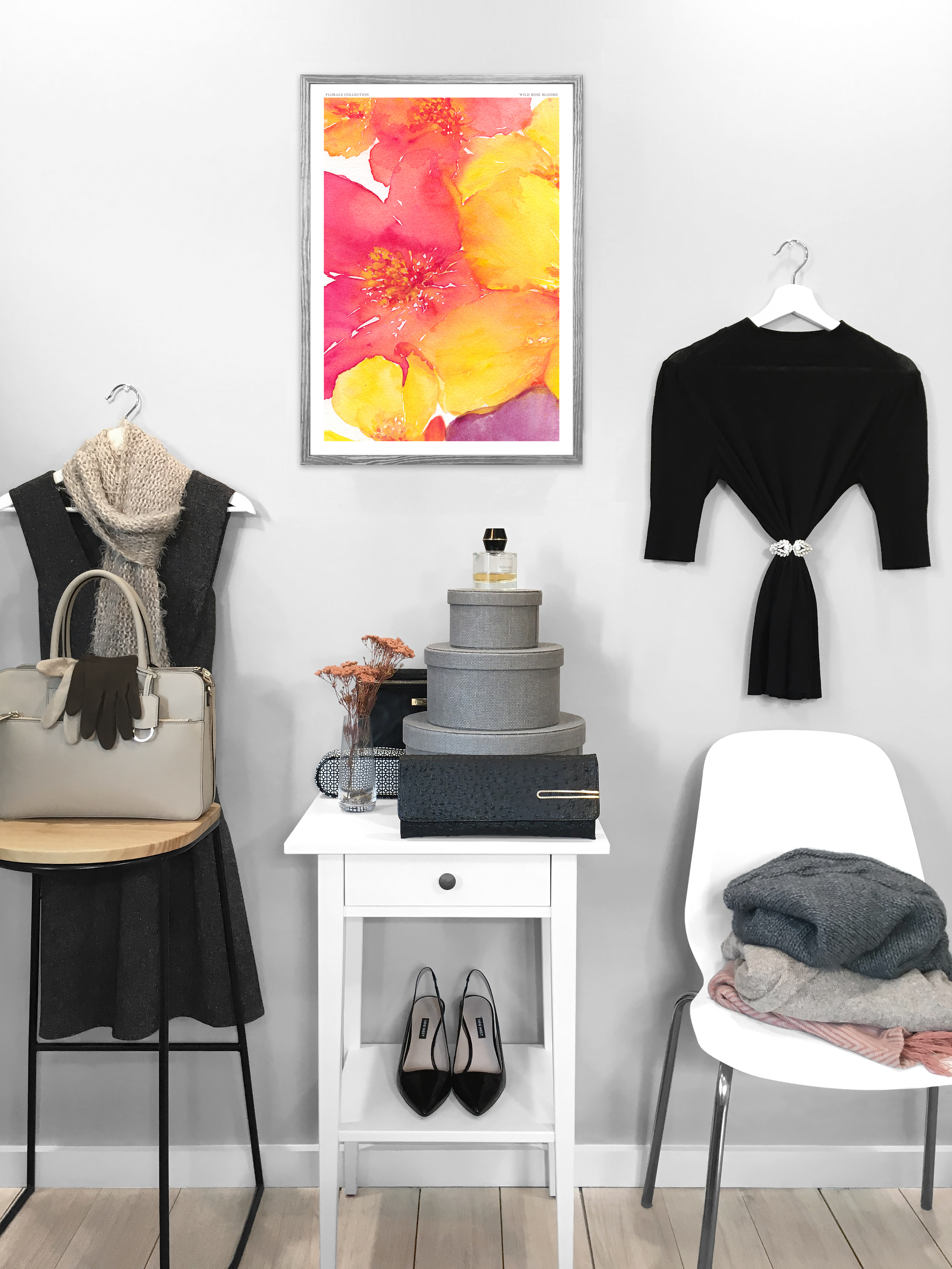 Wild Rose Blooms Fine Art Print