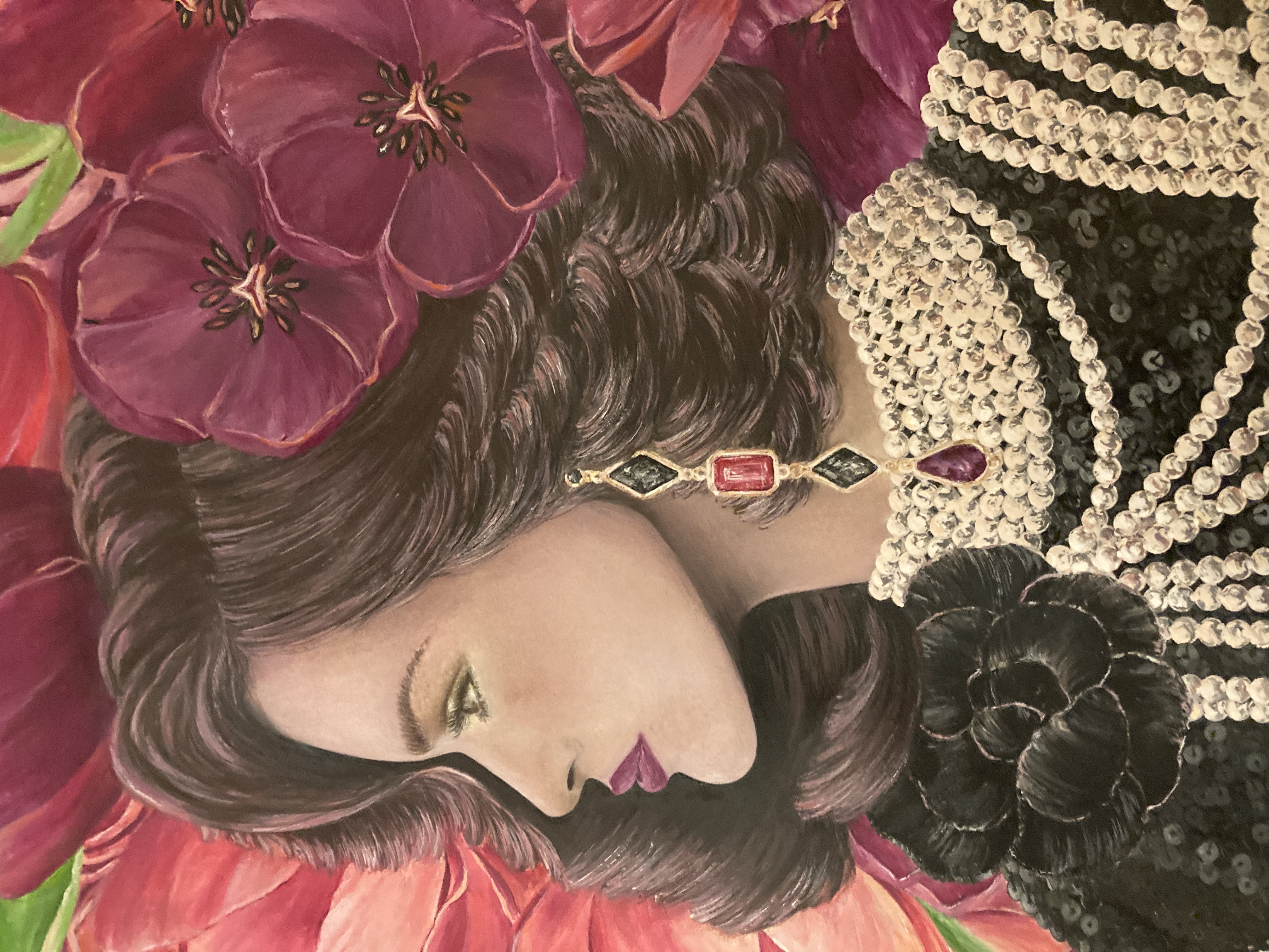 Isobel: My Grandmother's Pearls Fine Art Print - See Details